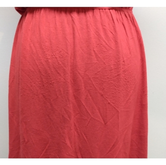 Pink Rose jersey knit dress with embroidered front - Picture 4 of 11